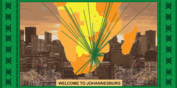 Panel 1_ Welcome to Johannesburg_Designed by Awo Tsegah Panel 1_ Welcome to Johannesburg_Designed by Awo Tsegah